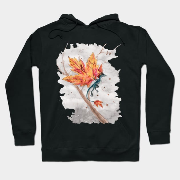 Maple Dragon Hoodie by zawackiart